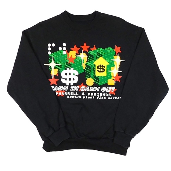 CPFM x Pharrell Williams Cash In Sweatshirt Size Medium - Picture 1 of 6